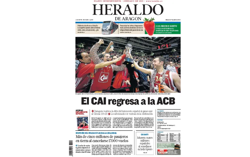 17.04.2010. El CAI Zaragoza regresa a la ACB