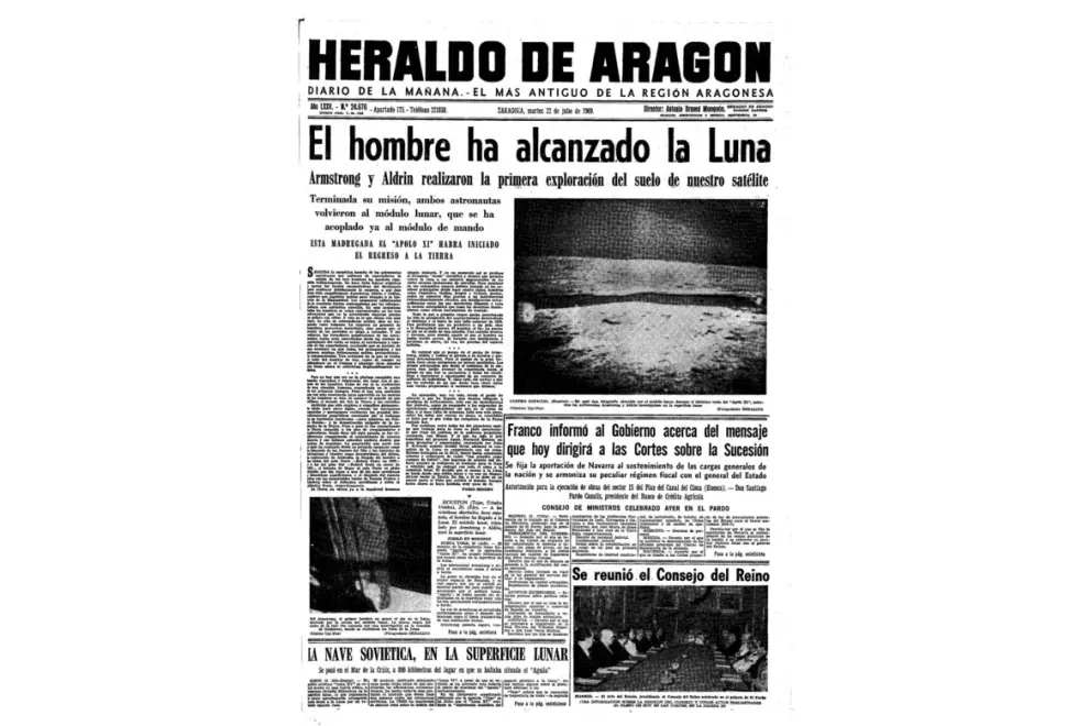 22.07.1969 Llegada del hombre a la luna