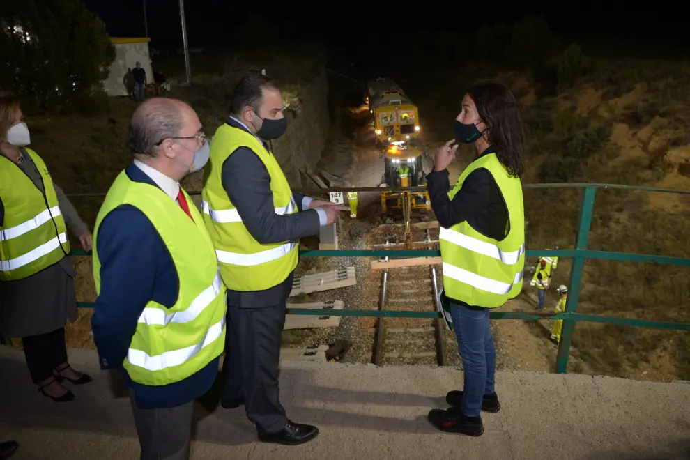 Visita del Ministro Abalos a las obras de la vía del tren /2020-09-15/ fotos: Jorge Escudero [[[FOTOGRAFOS]]]