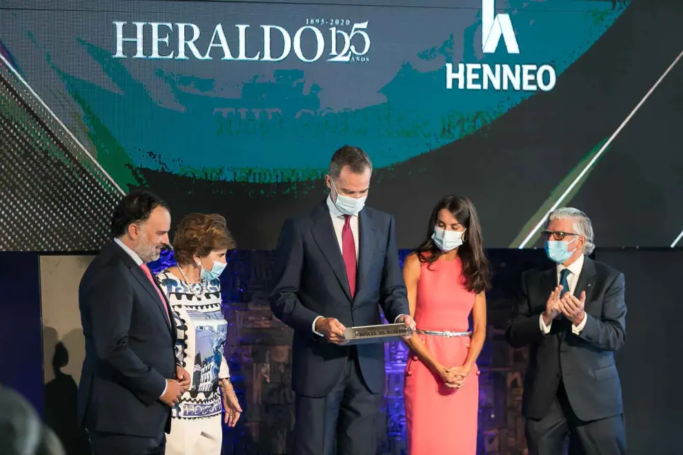 Los Reyes presiden los actos del 125º aniversario de HERALDO