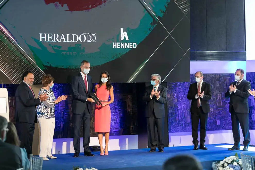 Los Reyes presiden los actos del 125º aniversario de HERALDO