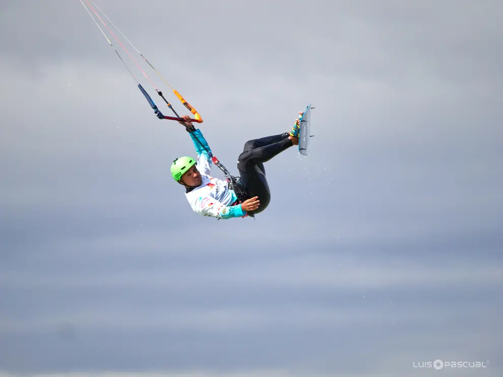 Foto de kitesurf del Cierzo Festival en La Loteta