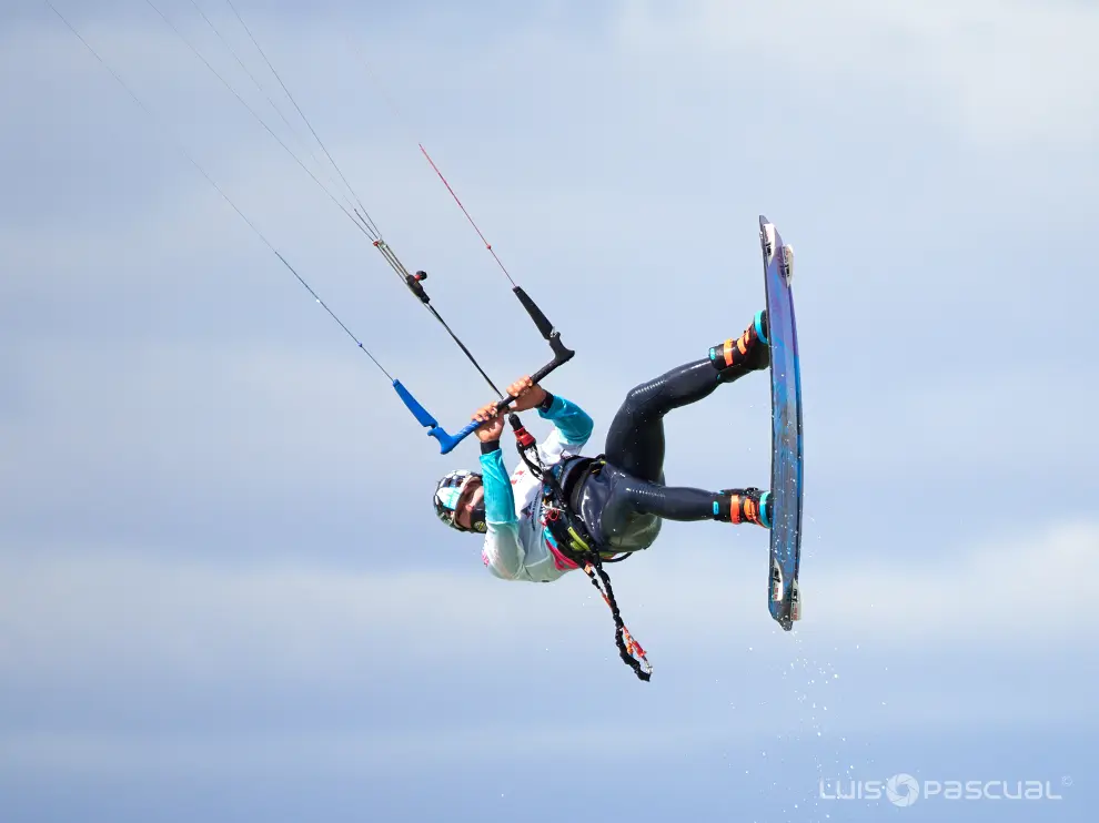Foto de kitesurf del Cierzo Festival en La Loteta