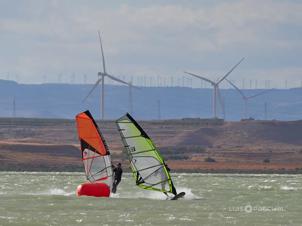 Foto de windsurf del Cierzo Festival en La Loteta