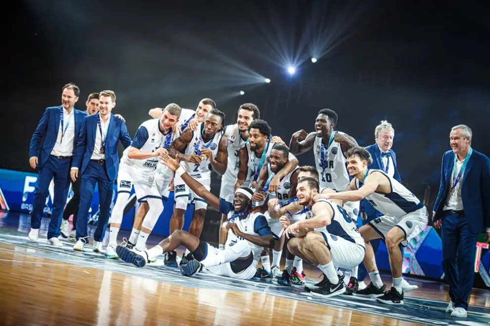 Foto del partido Dijon-Casademont Zaragoza, de Basketball Champions League