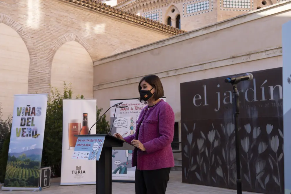 Entrega de los premios a las mejores tapas del concurso de Tapas de Teruel. foto Antonio Garcia/Bykofoto. 05/10/20 [[[FOTOGRAFOS]]]
