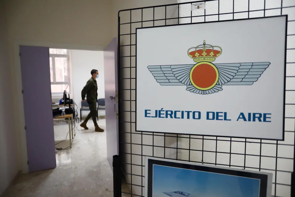 Rastreadores de Defensa en el Hospital Militar de Zaragoza
