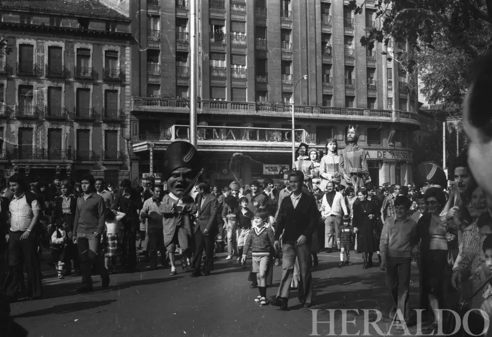 1978.Las primeras fiestas de la democracia en la calle.