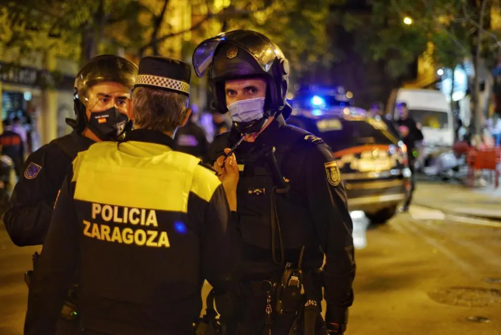 Aumentan las sanciones a bares y multas no llevar mascarilla en Zaragoza