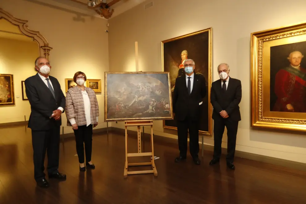 El Museo Goya expone ya en sus salas 'La construcción del templo del Pilar'.