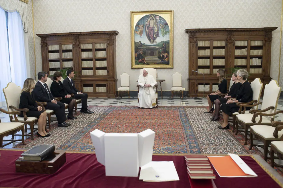 Spanish PM Sanchez private meeting with Pope