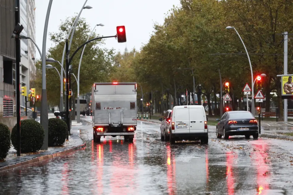 La DANA deja lluvias torrenciales en Zaragoza
