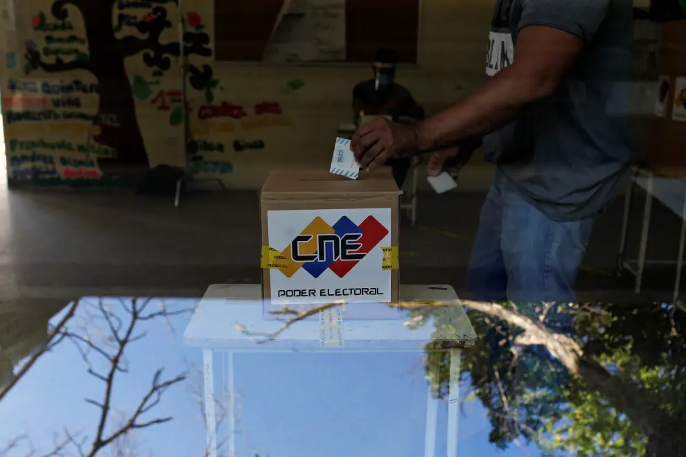 Votantes en las elecciones legislativas de este 6 de diciembre en Venezuela.