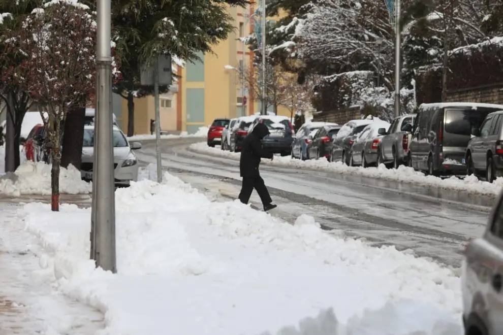 La nieve deja bonitas imágenes en la provincia de Huesca.