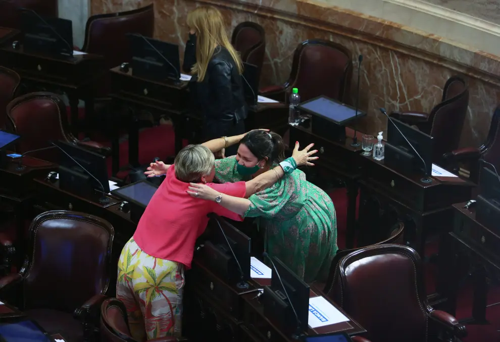 Senate debates abortion bill in Buenos Aires