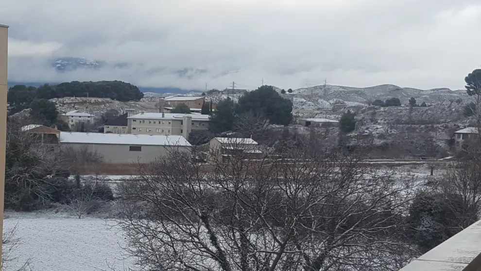 Nieve en Calatayud.