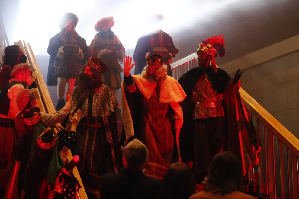 Recepción a los Reyes Magos en Zaragoza
