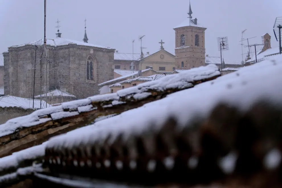La nieve deja bonitas estampas en Toledo
