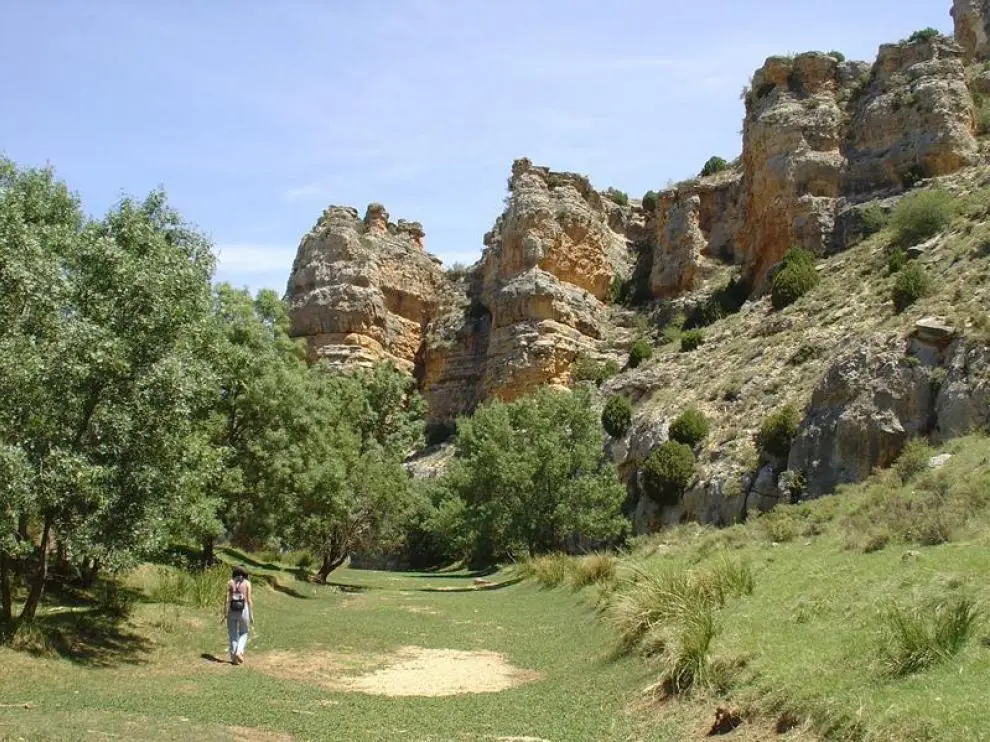 Las hoces del río piedra, entre Torralba de los Frailes y Aldehuela de Liestos, en una imagen de archivo.