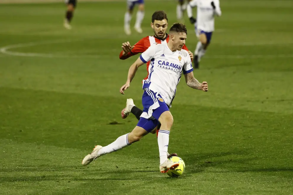 Durante la primera mitad contra el Logroñés el Real Zaragoza ha anotado un gol de penalti