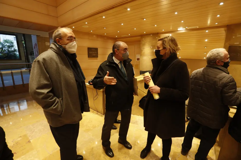 Reunión del Gobierno de Aragón con los representantes de las comarcas afectadas por el cierre del turismo de nieve