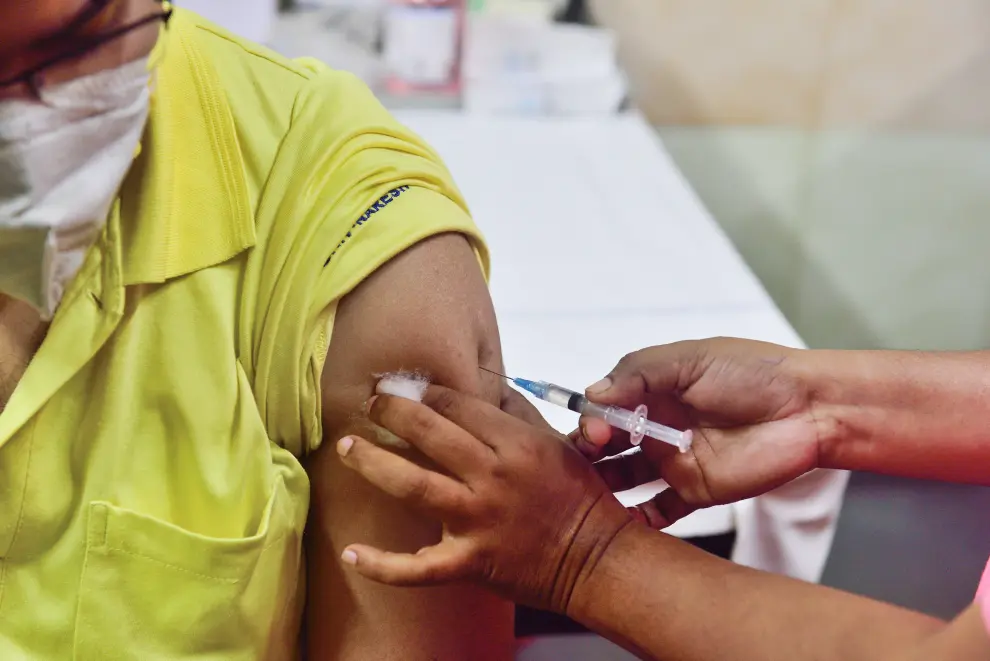 Vacunación masiva en La India