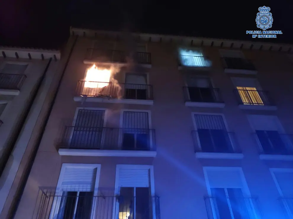Muere una mujer de 70 años en un incendio en una vivienda de Calatayud