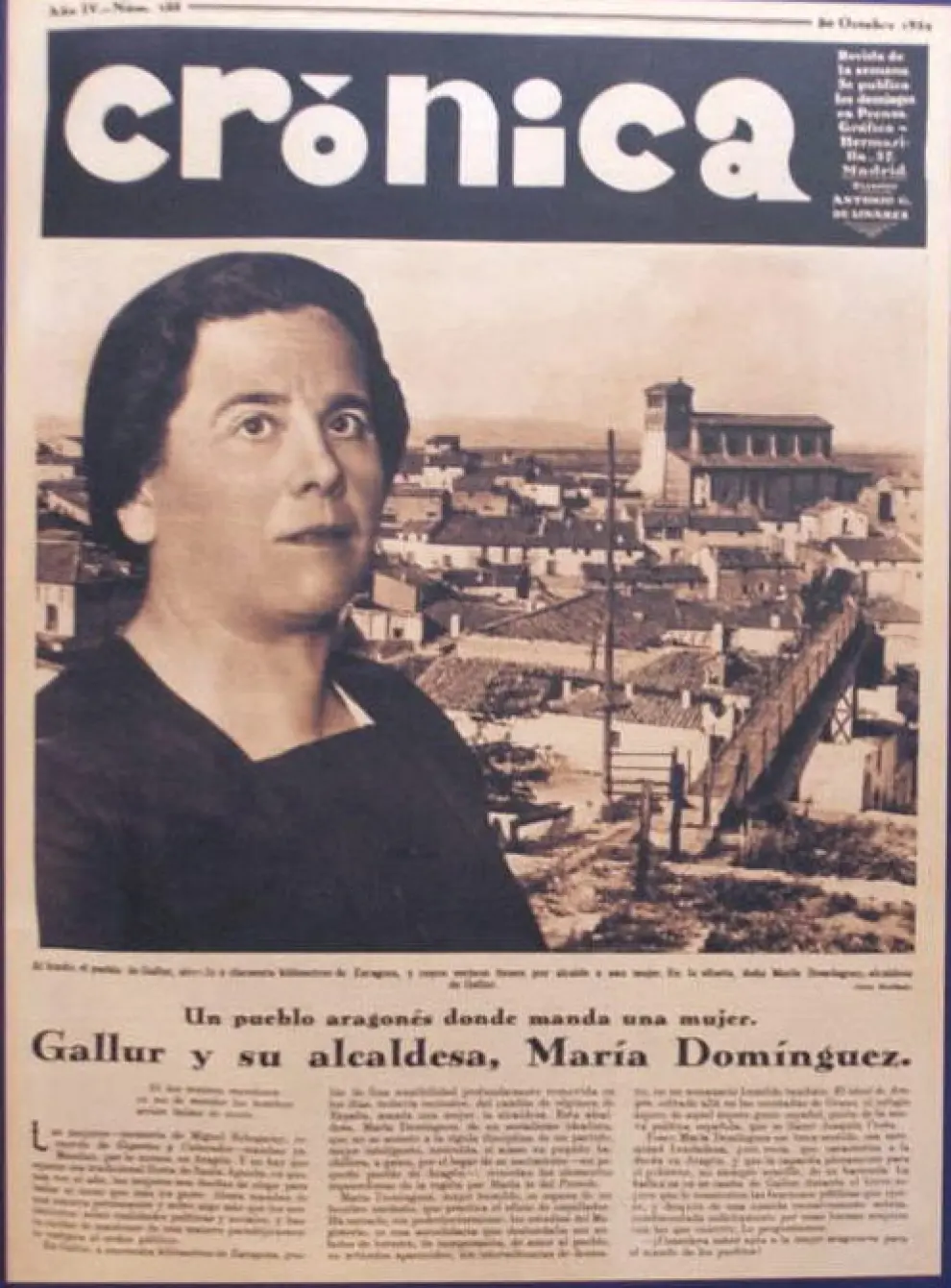 María Domínguez, imagen de archivo.