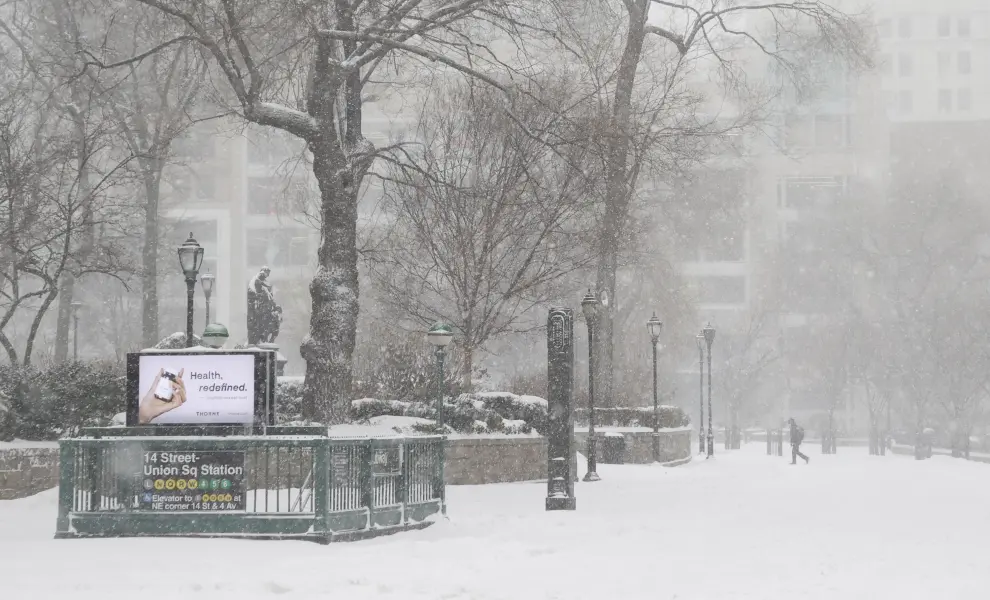 Snowstorm Hits New York, Northeast US