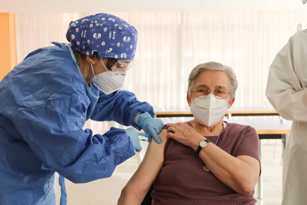 La residencia de Javalambre recibe la segunda dosis de la vacuna del coronavirus