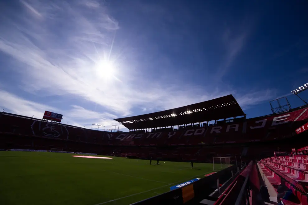 Imágenes del partido entre el Sevilla y la SD Huesca