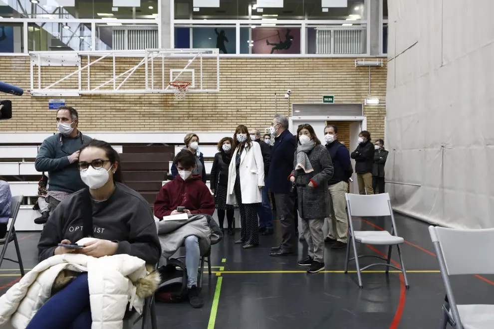 Galería de imágenes de la vacunación de estudiantes en Aragón
