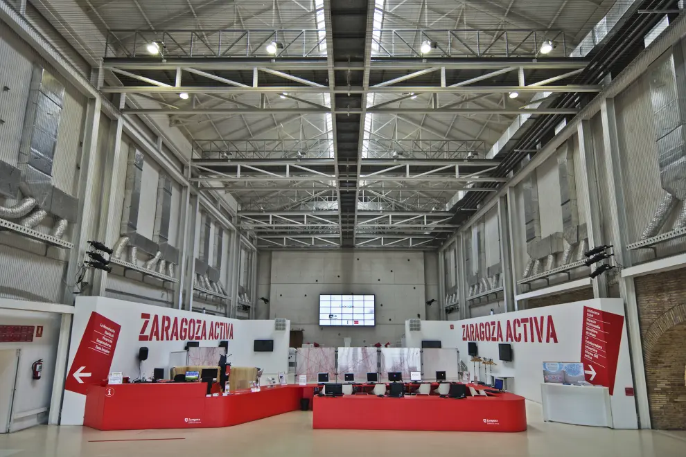 El origen industrial de espacios culturales de Zaragoza, en una una exposición