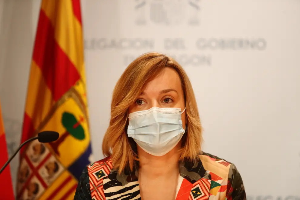 Rueda de prensa de la Delegada del Gobierno en Aragón