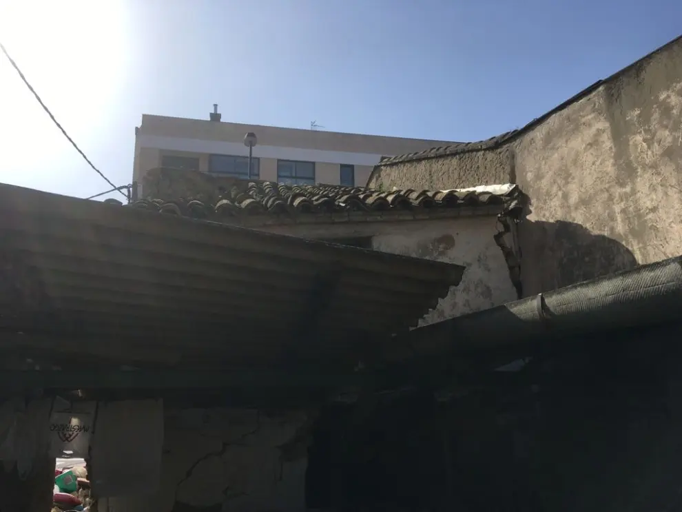 Imágenes de la casa derrumbada en Santa Isabel.