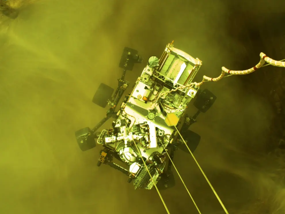 Aterrizaje del rover Perseverance de la NASA en Marte