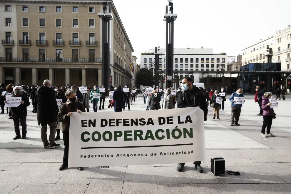 Protesta de la Federación Aragonesa de Solidaridad