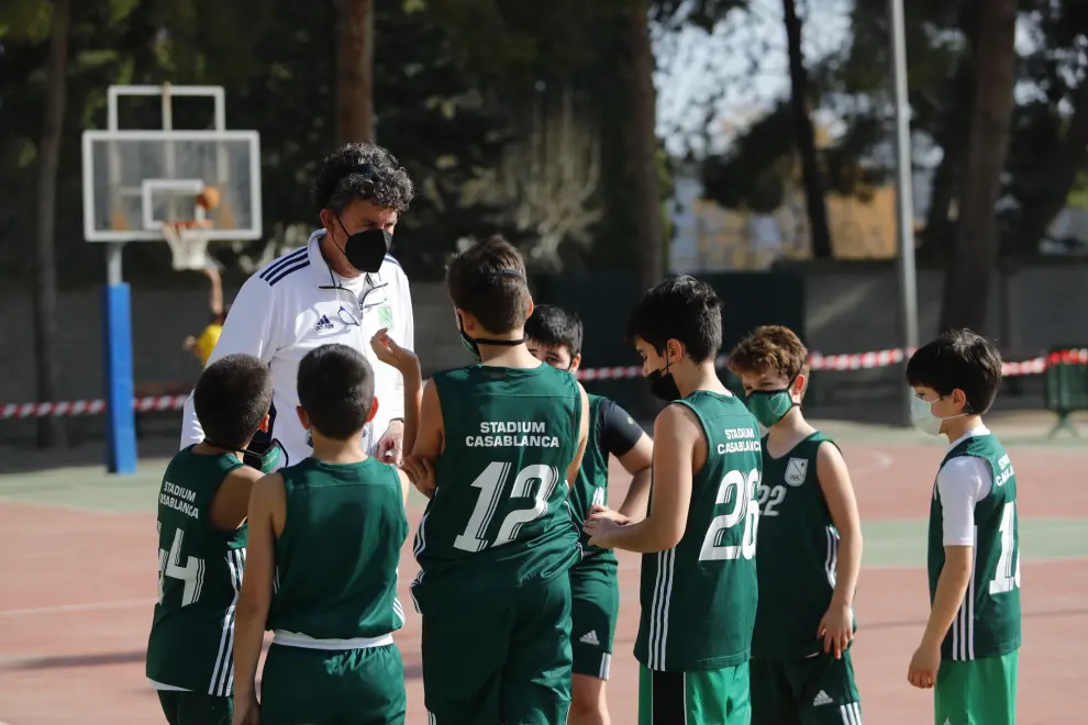 El deporte aragonés vuelve a la competición un año después: baloncesto en el Stadium Casablanca