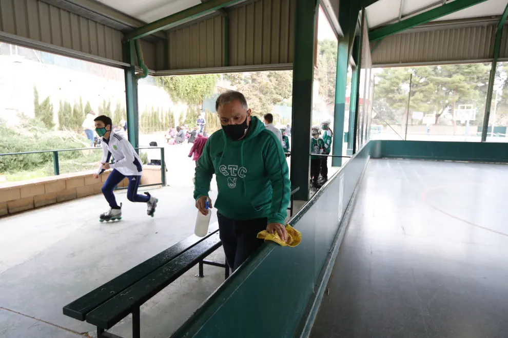 El deporte aragonés vuelve a la competición un año después: hockey en el Stadium Casablanca