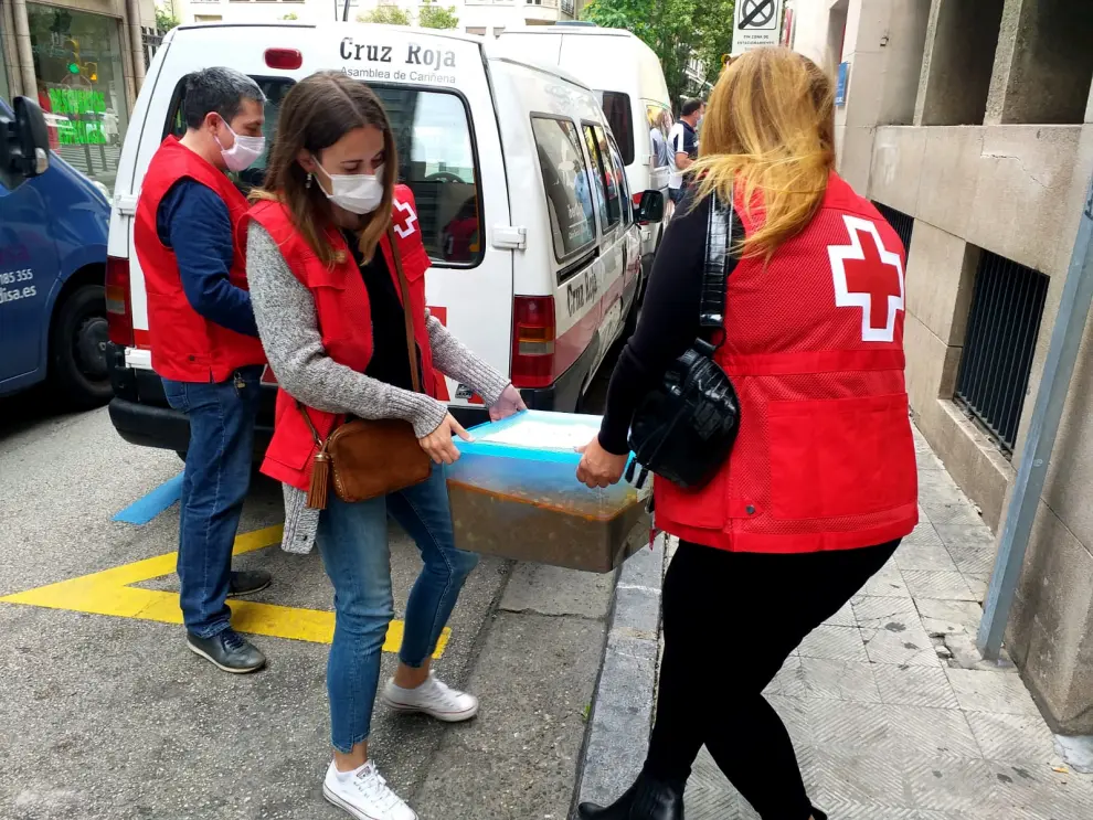 Acciones de la Cruz Roja durante la pademia.