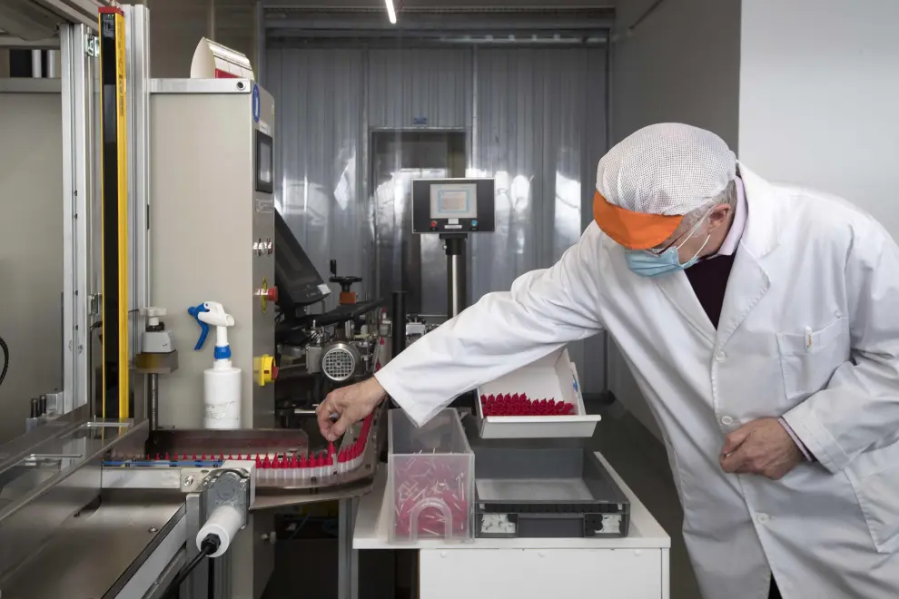 Operon, empresa de Zaragoza que fabrica test rápidos y PCR en Cuarte de Huerva.