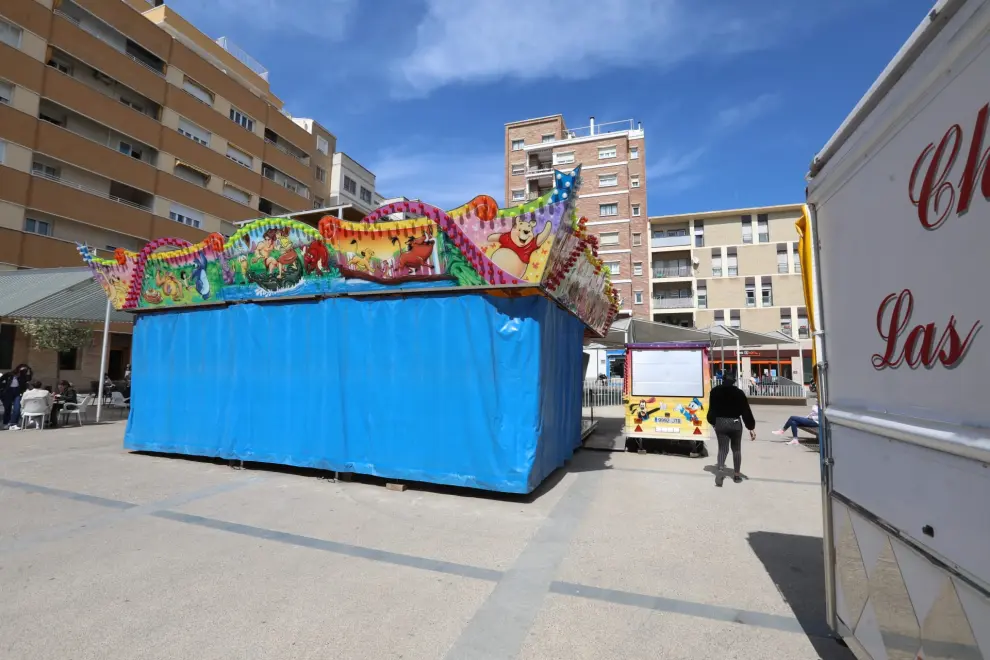 Plaza San Antonio.Apertura de las atracciones feriales / 26-03-2021 / Foto Rafael Gobantes[[[FOTOGRAFOS]]]