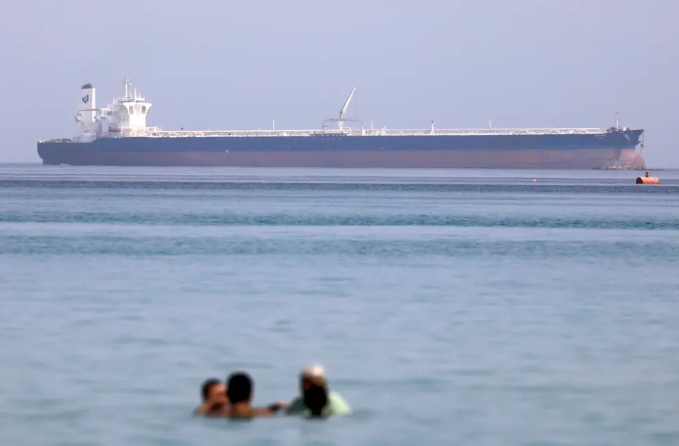 A view shows the container ship Ever Given, one of the world's largest container ships, after it was partially refloated, in Suez Canal, Egypt March 29, 2021. Suez Canal Authority/Handout via REUTERS ATTENTION EDITORS - THIS IMAGE WAS PROVIDED BY A THIRD PARTY. NO RESALES. NO ARCHIVES     TPX IMAGES OF THE DAY[[[REUTERS VOCENTO]]] EGYPT-SUEZCANAL/SHIP