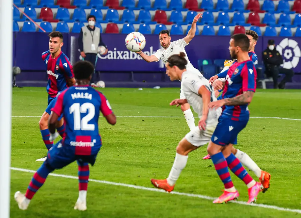 Imágenes de la segunda parte del partido Levante-Huesca.