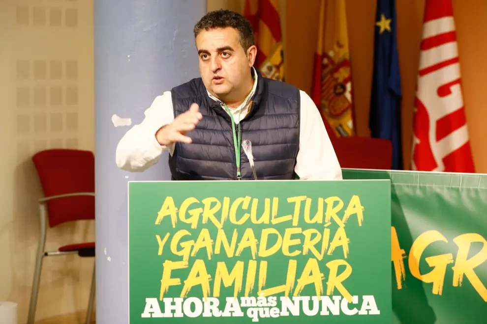 Foto del VI Congreso Regional de UPA Aragón celebrado en Zaragoza