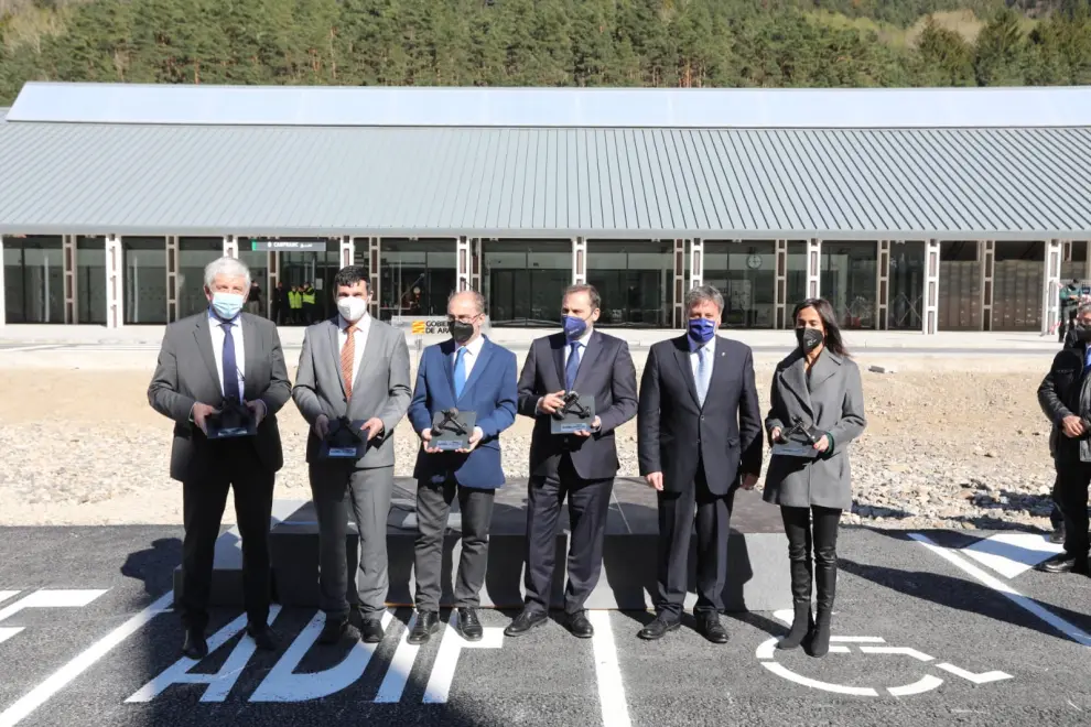 Inauguración de la nueva estación internacional de Canfranc