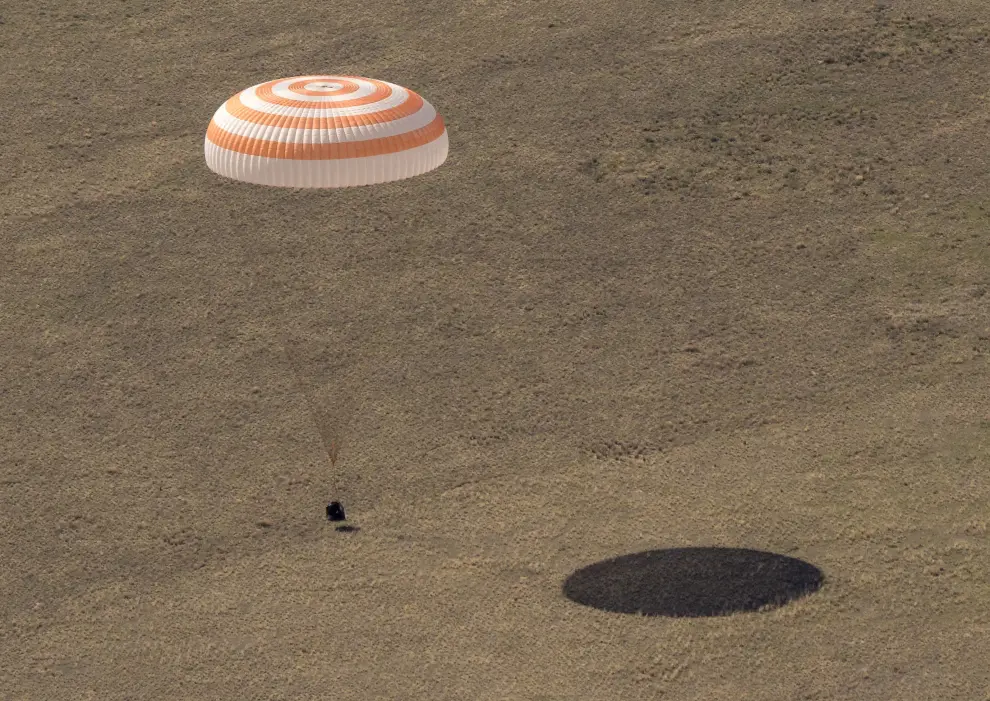 Expedition 64 Soyuz Landing in Kazakhstan