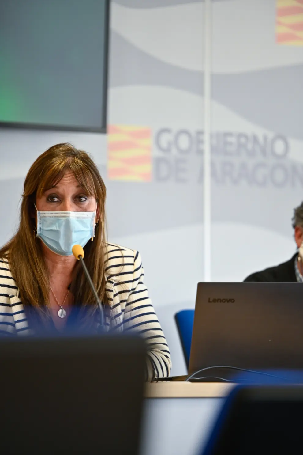 Rueda de prensa de Sanidad del Gobierno de Aragón para tratar las nuevas restricciones