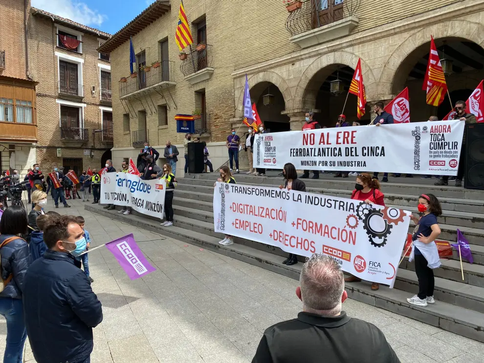 Manifestación en la provincia de Huesca