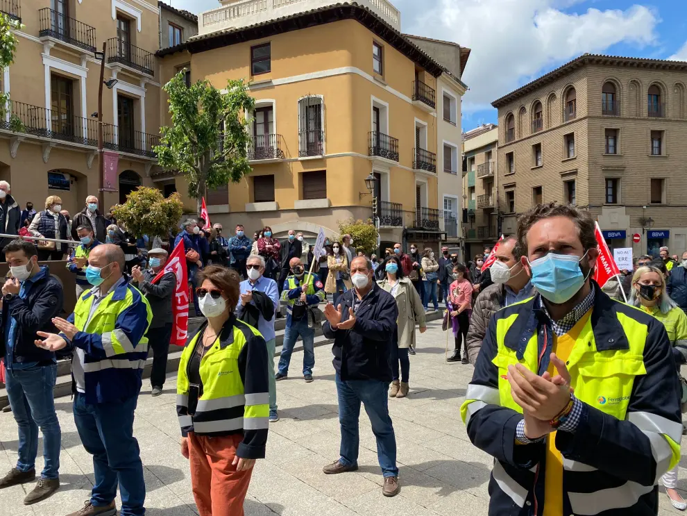 Manifestación en la provincia de Huesca
